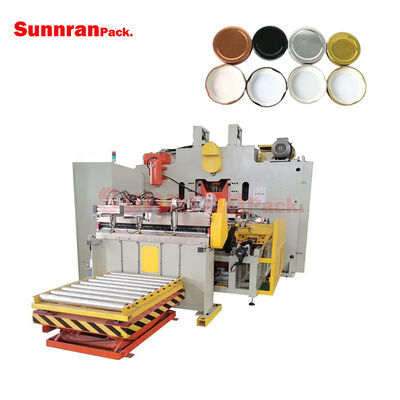 Otomatis Twist-off Cap Membuat Metal Lid Top Produksi Line