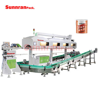 Jalur Produksi Badan ember 18-20L yang sepenuhnya otomatis dengan Kecepatan 55 Kaleng/menit